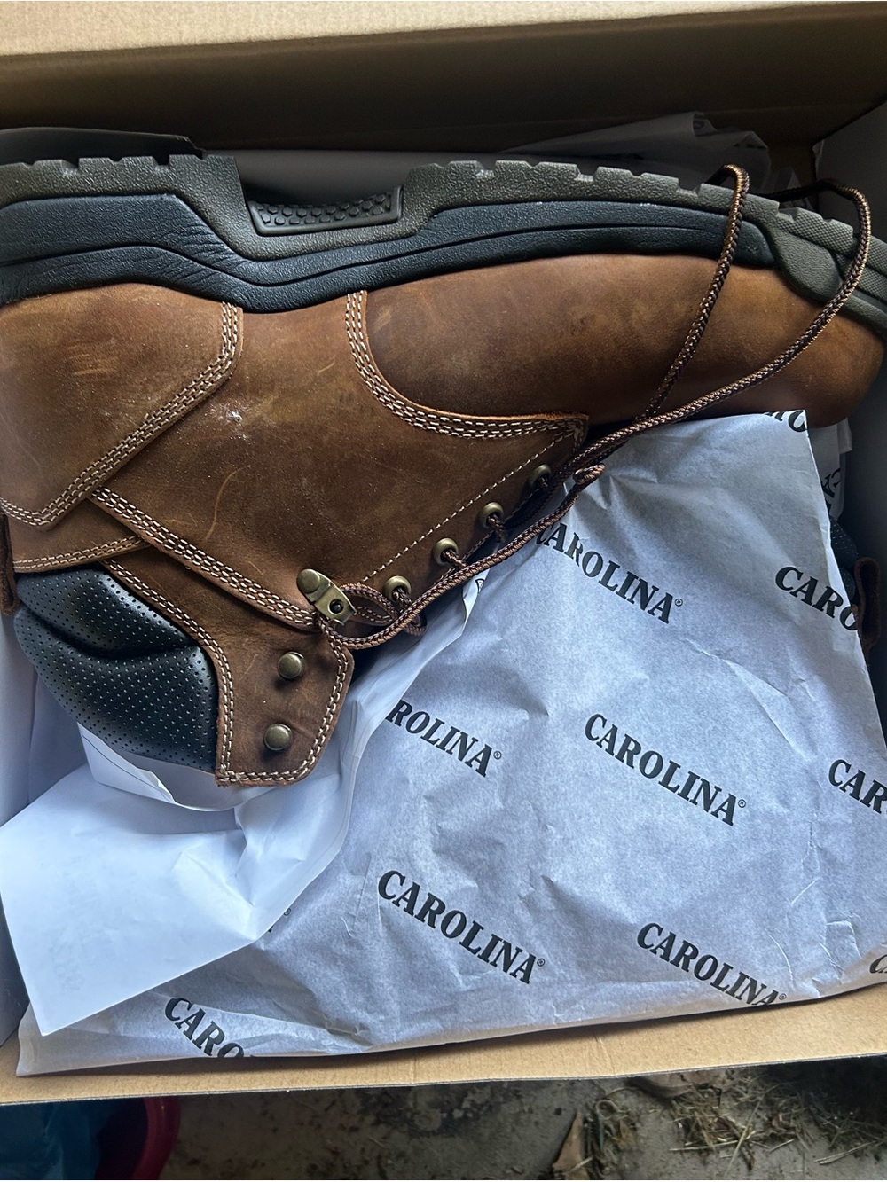 Carolina Men's Brown Work Boot size 13 4E